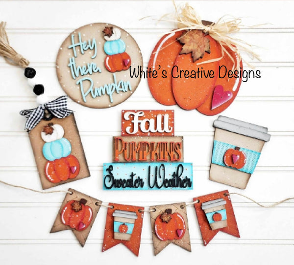 Hey there Pumpkin Tiered Tray