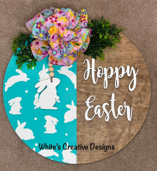Hoppy Easter Door Hanger