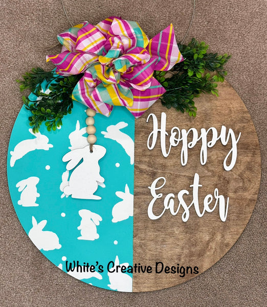 Hoppy Easter Door Hanger