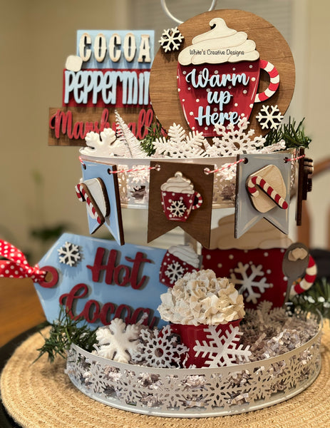 Hot Cocoa Tiered Tray (aka Hot Chocolate) :)