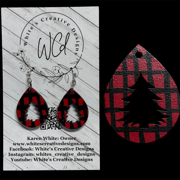 Christmas Tree Earrings and/or Pendant