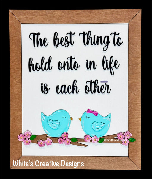 Love Birds Shelf Sitter