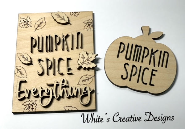 Pumpkin Spice Tiered Tray