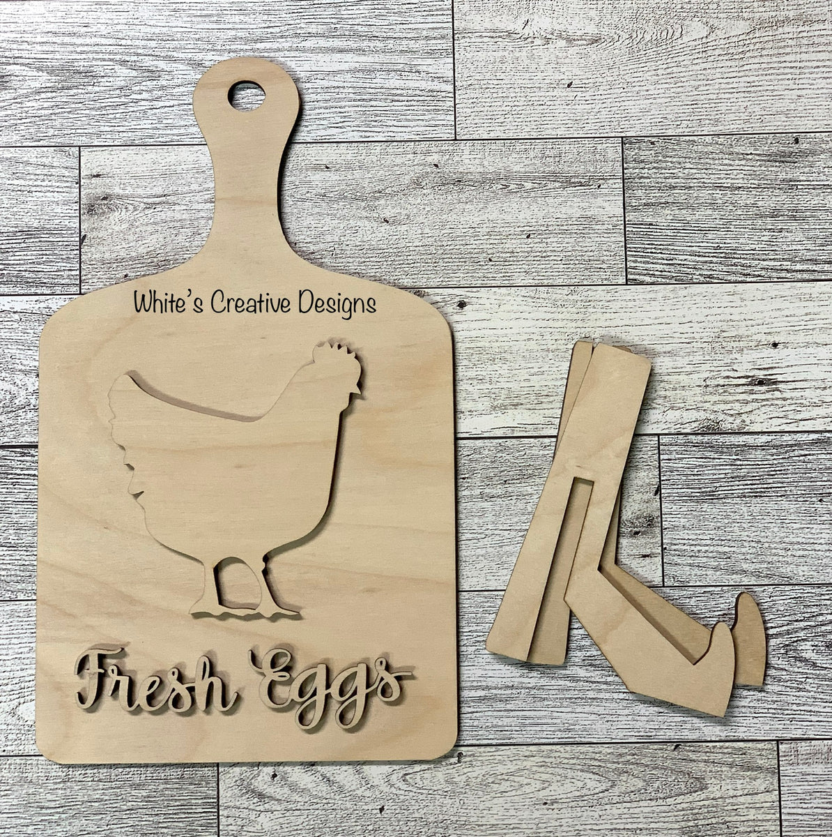 Cutting Board Kitchen Decor DIY Wood Paint Kit - Faux Cutting Board –  Little August Ranch