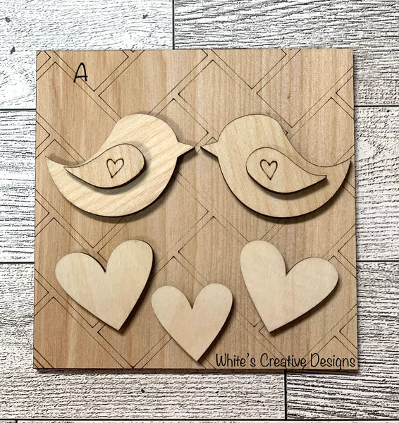 Valentine Leaning Ladder Tiles 2023