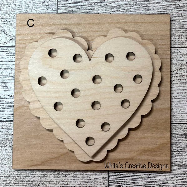 Valentine Leaning Ladder Tiles 2023