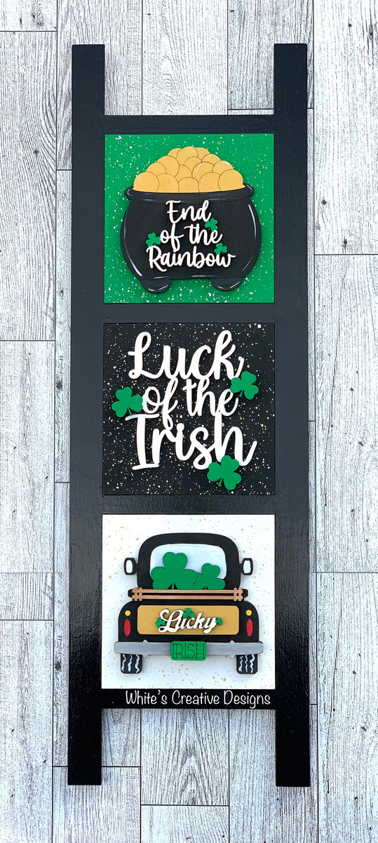 WCd DIY Leaning Ladder Subscription White's Creative Designs