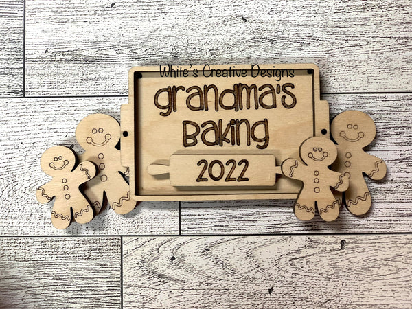 Gingerbread Man Cookie Sheet O#21