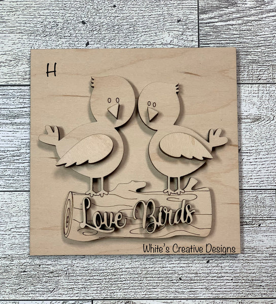 Valentine Leaning Ladder Tiles 2023