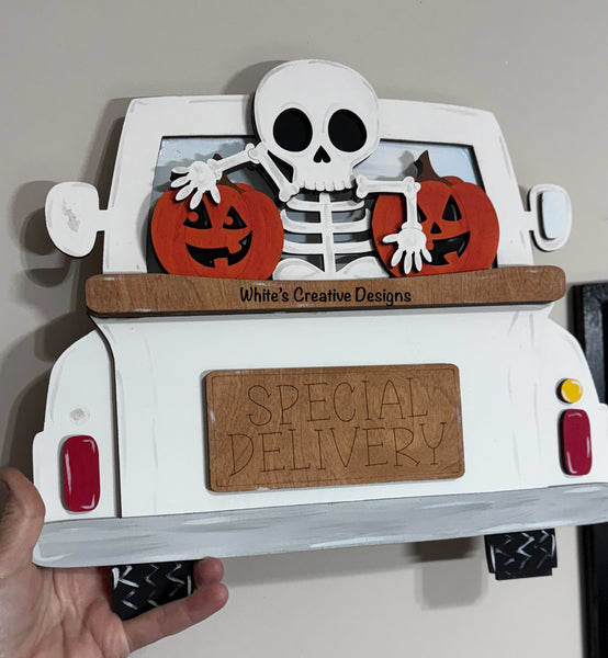 Skeleton Flower Basket Insert