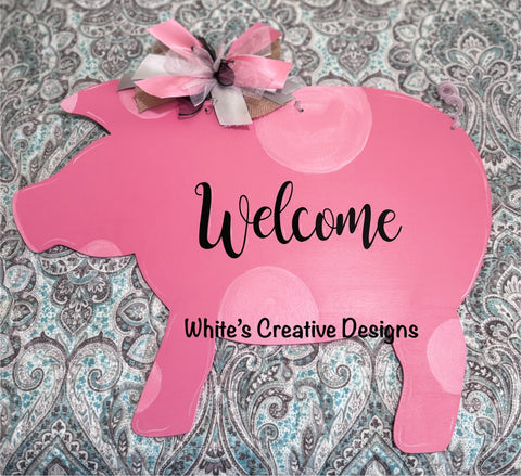 Pig Door Hanger