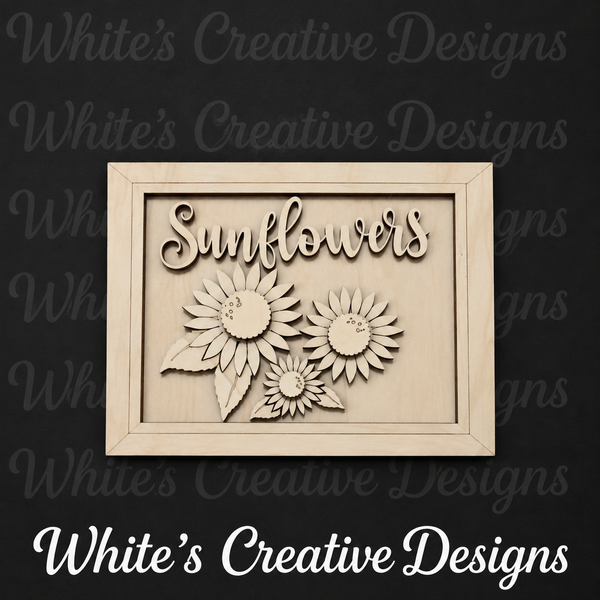 Sunflower DIY sign kits