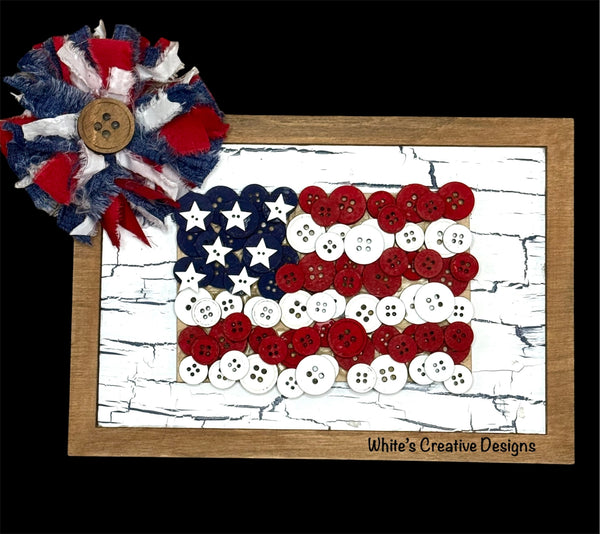 Button Flag signs