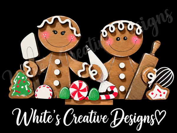 Gingerbread Insert for Flower Basket or Santa Boots