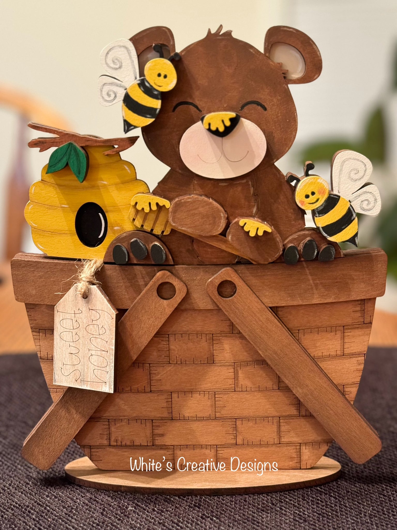 Flower Basket/ Honey Bear Insert