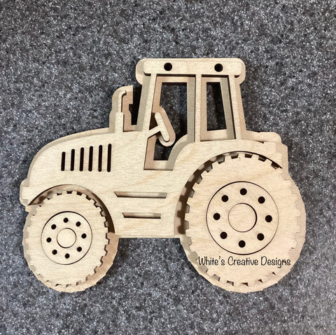 Tractor Bag Tag