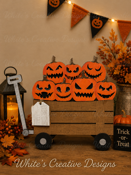 Flower Basket- Jack-o-lanterns insert