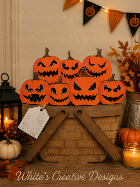 Flower Basket- Jack-o-lanterns insert