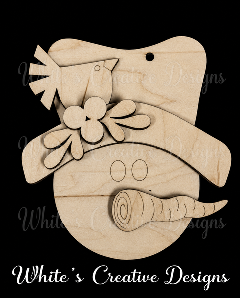Snowman Ornaments trio or individual