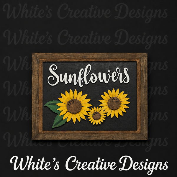 Sunflower DIY sign kits