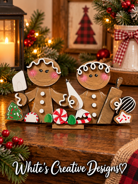 Gingerbread Insert for Flower Basket or Santa Boots