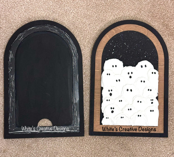 Large Arch Interchangeable Frame with Blank insert, DIY