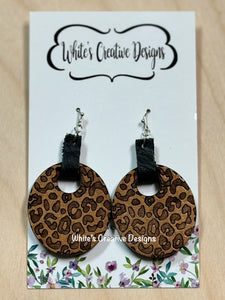 Cheetah (stained) Earrings