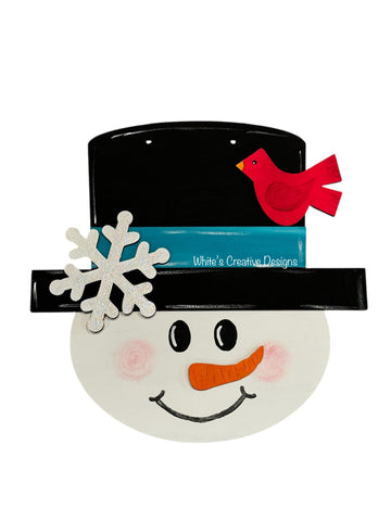 Snowman Face Door Hanger