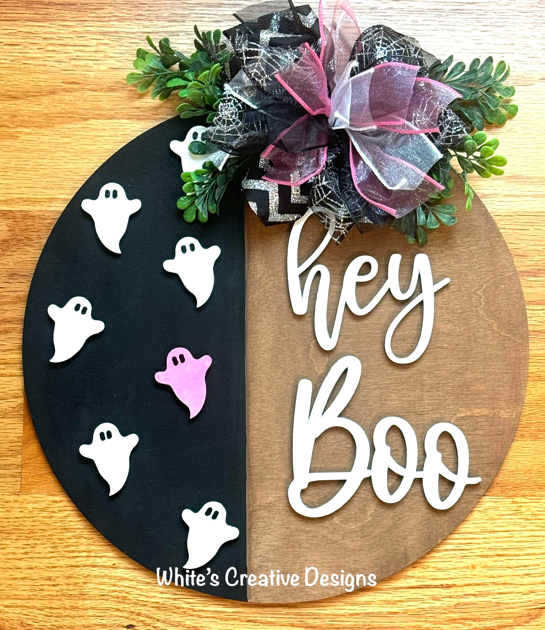 hey Boo Ghost Door Hanger