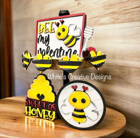 BEE my Valentine Tiered Tray