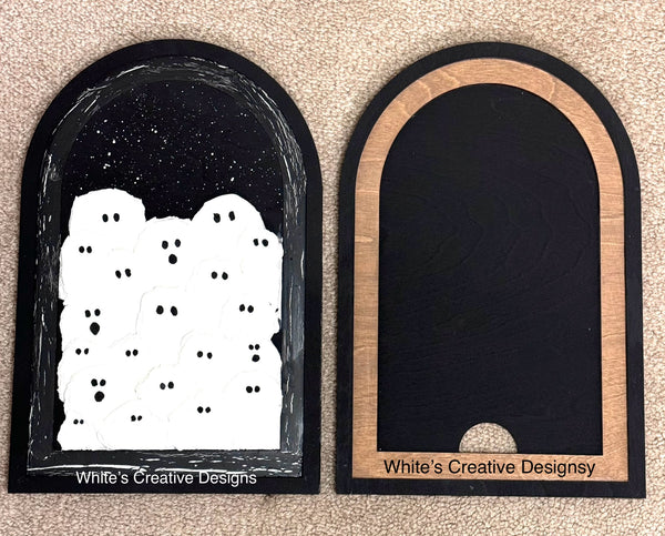 Large Arch Interchangeable Frame with Blank insert, DIY