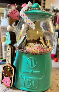 Ice Cream Fillers, Scoop and Sign for Gumball Machine