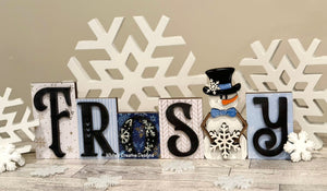 Frosty Block Sign