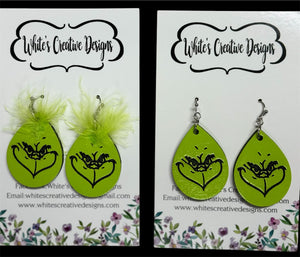 Green Man Earrings