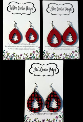 Christmas Tree Earrings and/or Pendant