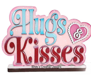 Hugs & Kisses Shelf Sitter