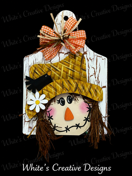 Scarecrow Face Cutting Board