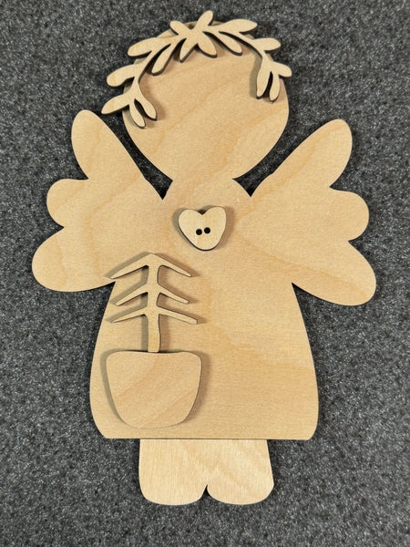 Angel Christmas Ornaments or Shelf Sitter DIY kits
