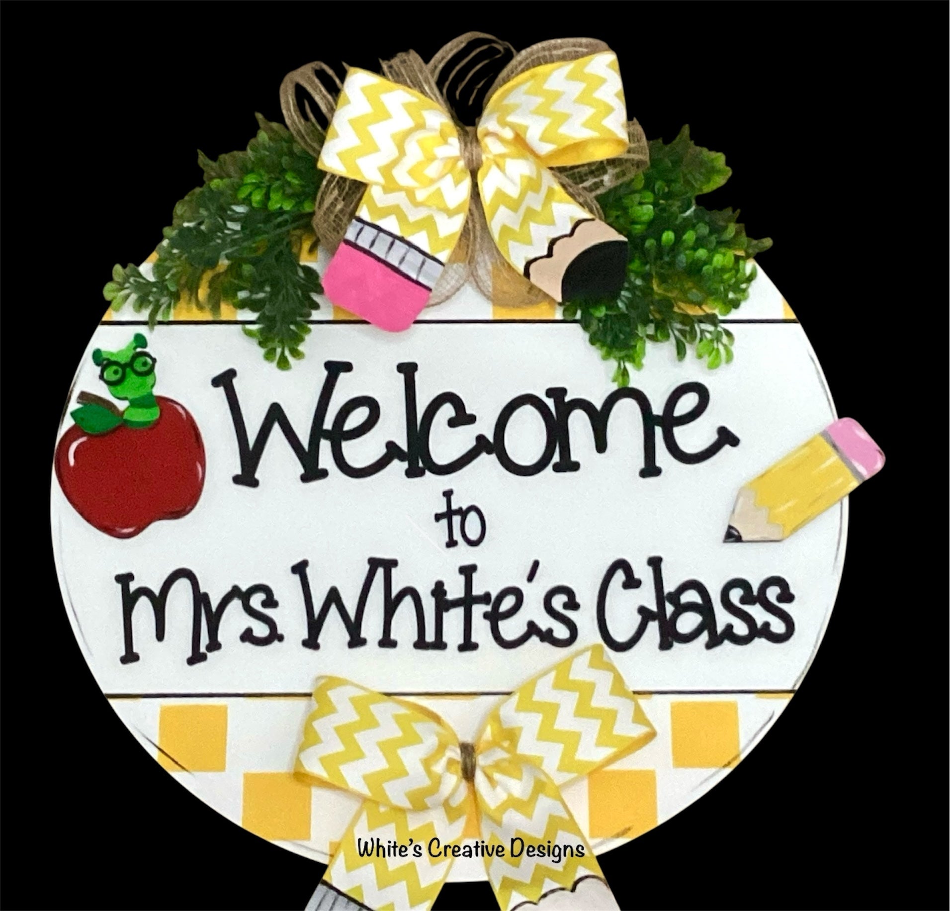 Teacher Welcome to Class Door Hanger,svg