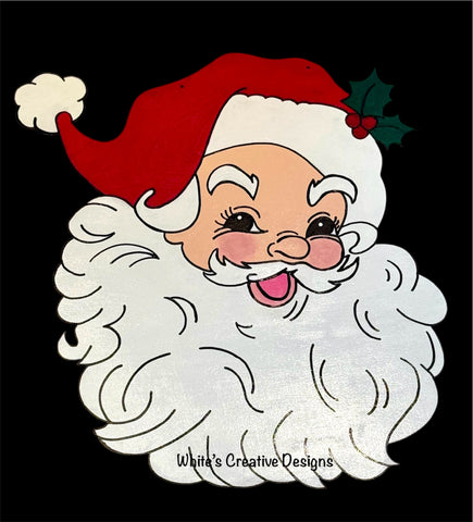 Vintage Santa Door Hanger