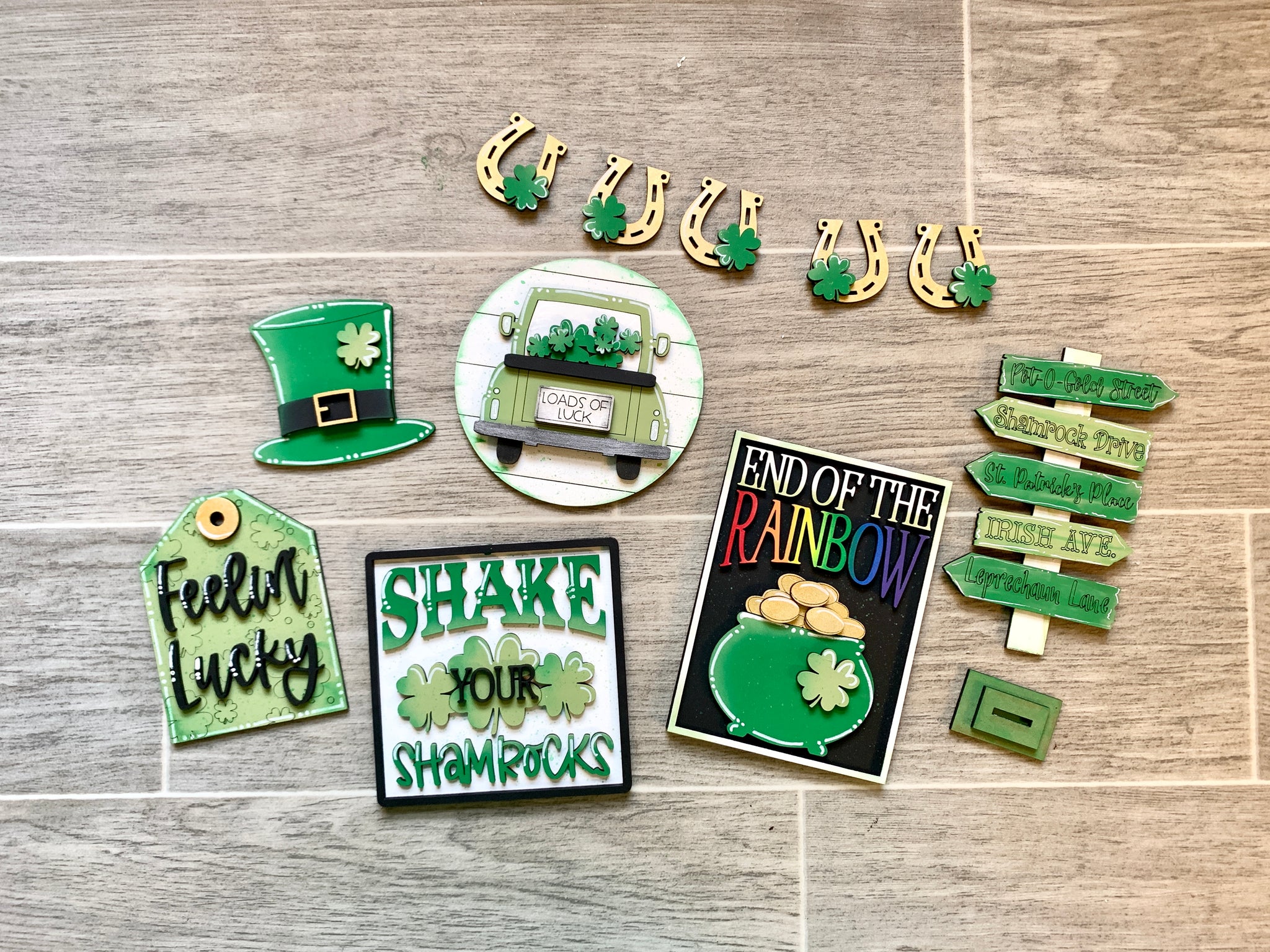 St. Patrick's Feelin Lucky Tiered Tray