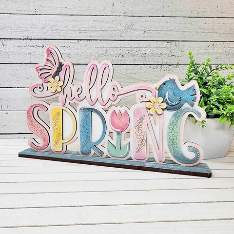 hello SPRING Shelf Sitter with stand