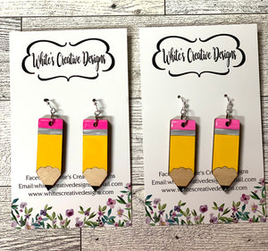 Pencil Earrings