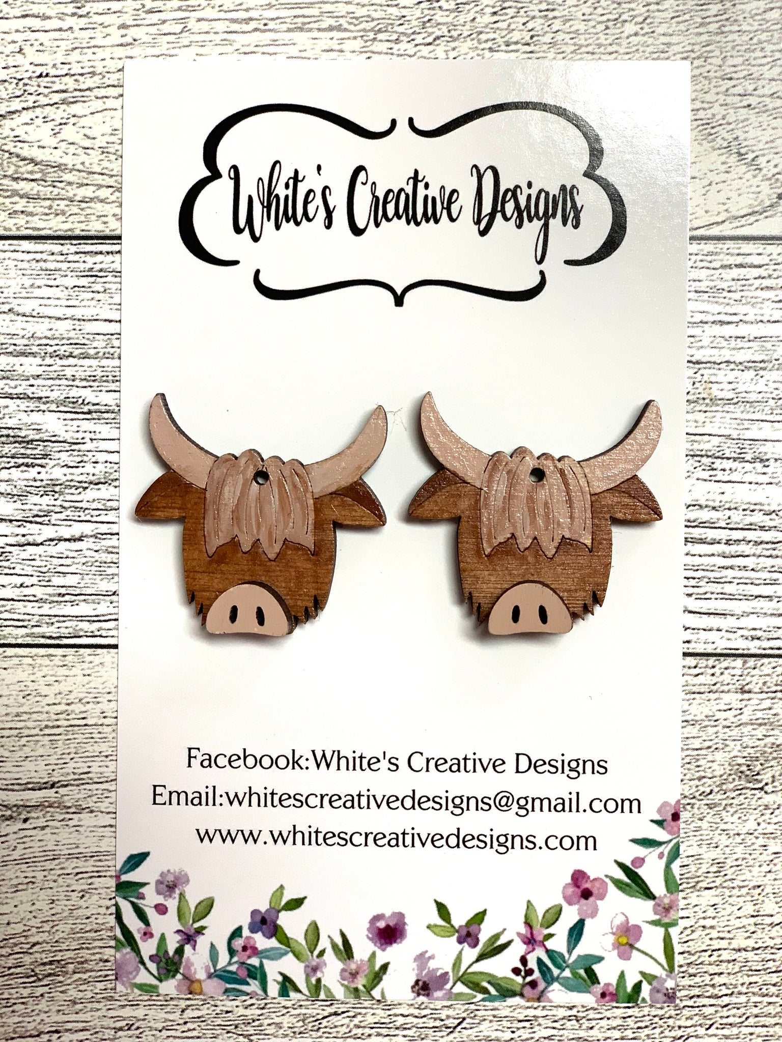 Highland Cow Earrings