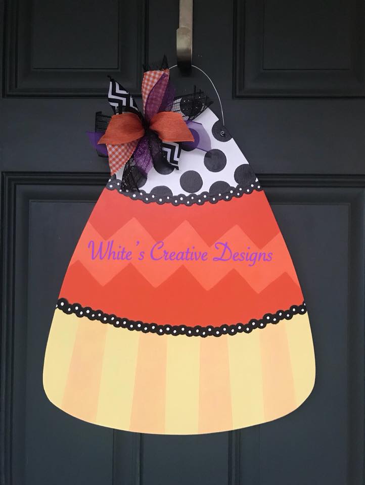 Candy Corn Door Hanger (H005)