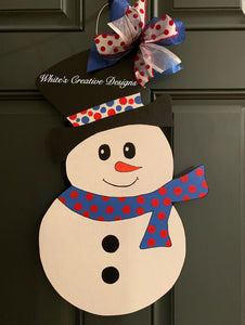 Snowman Door Hanger (W003)