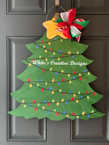 Christmas Tree Door Hanger  (C019)