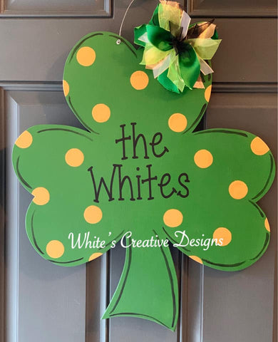 Shamrock Door Hanger (L002)