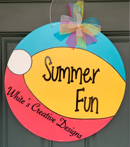 Beach Ball Door Hanger (S002)