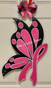 Awareness Butterfly Door Hanger (Y008)